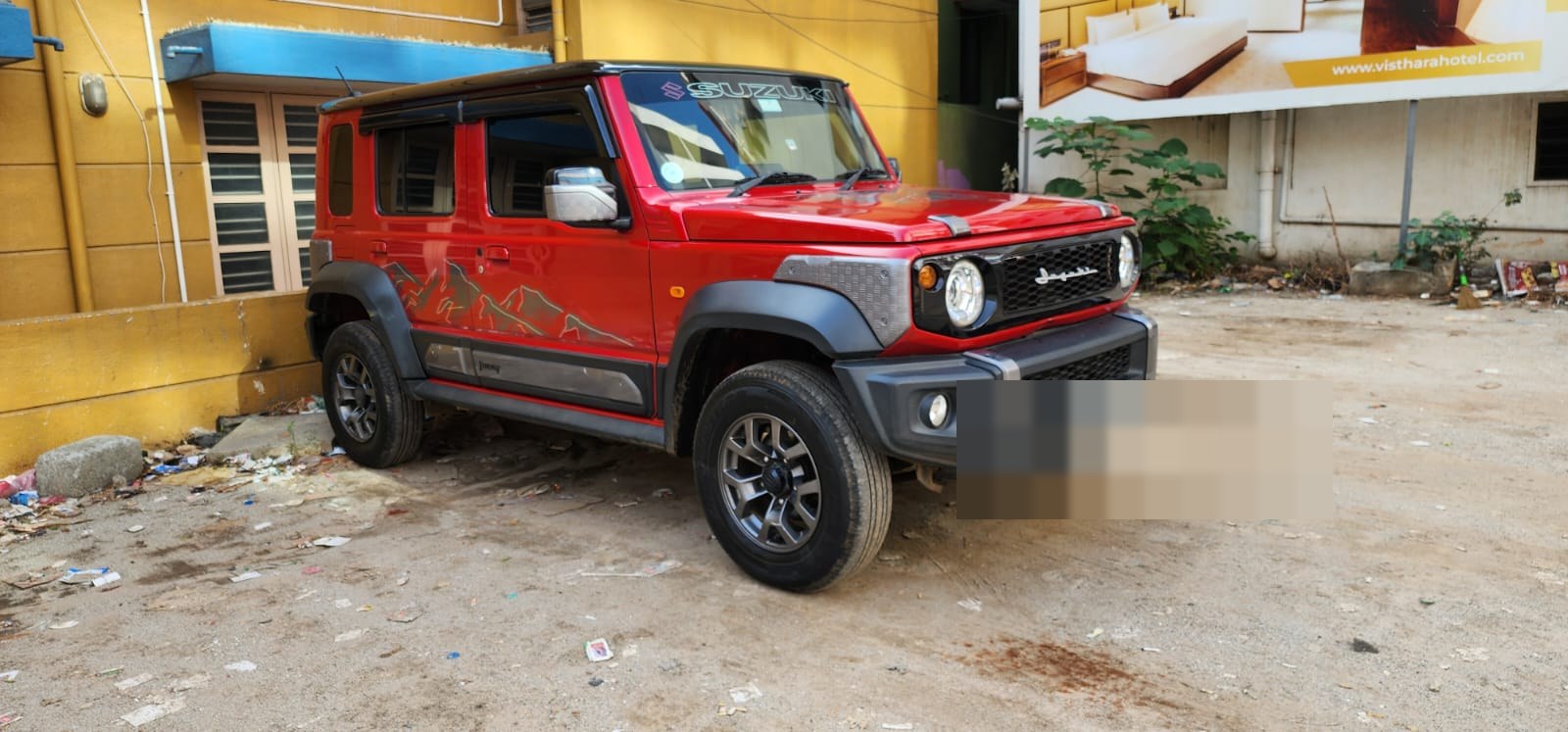 Maruti Jimny 5-door (manual) for rent from Bizcar Rentals in Bengaluru